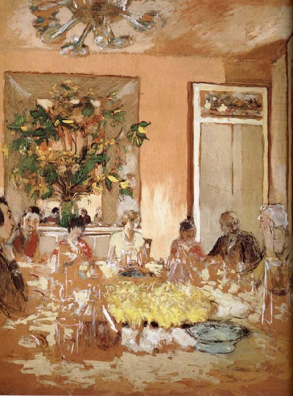 Edouard Vuillard Lunch china oil painting image